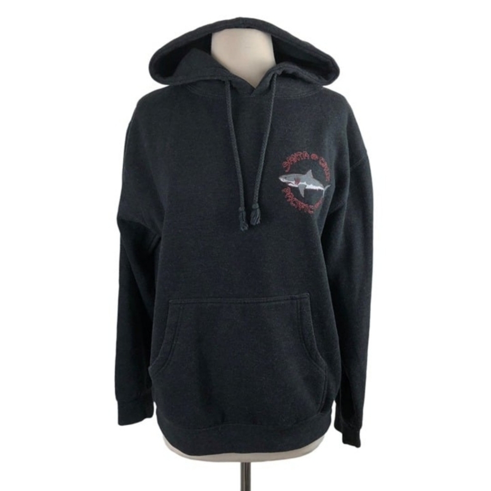 Santa Cruz Pacific Wave Shark Pullover Hoodie Mens Size Small